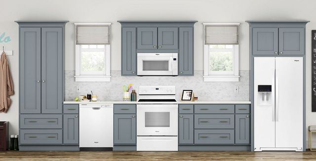 Whirlpool® 30" White Free Standing Electric Range-4