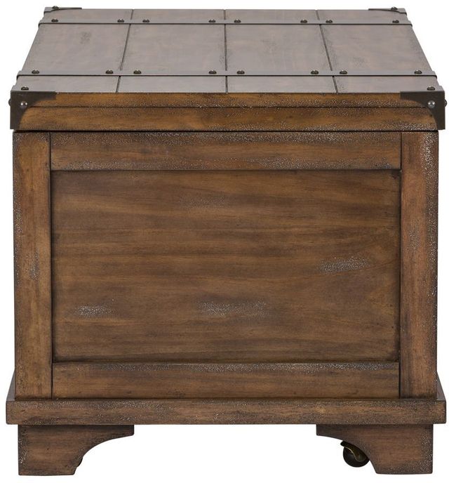 Liberty Furniture Aspen Skies Weathered Brown Storage Trunk-2