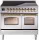 Ilve® Nostalgie II Series 40" Stainless Steel Pro Style Induction Range-0
