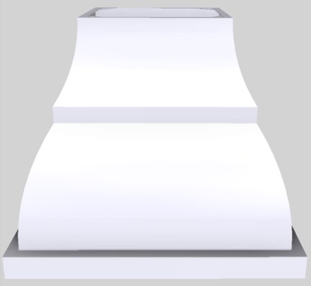 Vent-A-Hood® Designer Series 36" White Island Range Hood-0