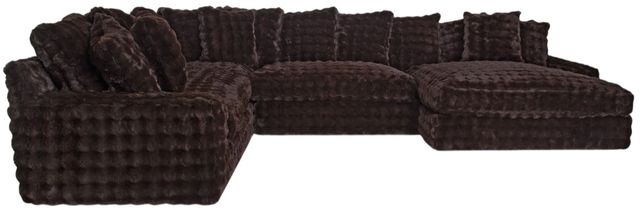 Franklin™ Angel 4-Piece Marshmallow Chocolate Sectional-1