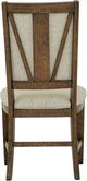 Magnussen Home® Bay Creek Baja Fog/Toasted Nutmeg Step Up Side Chair with Upholstered Seat and Back-3