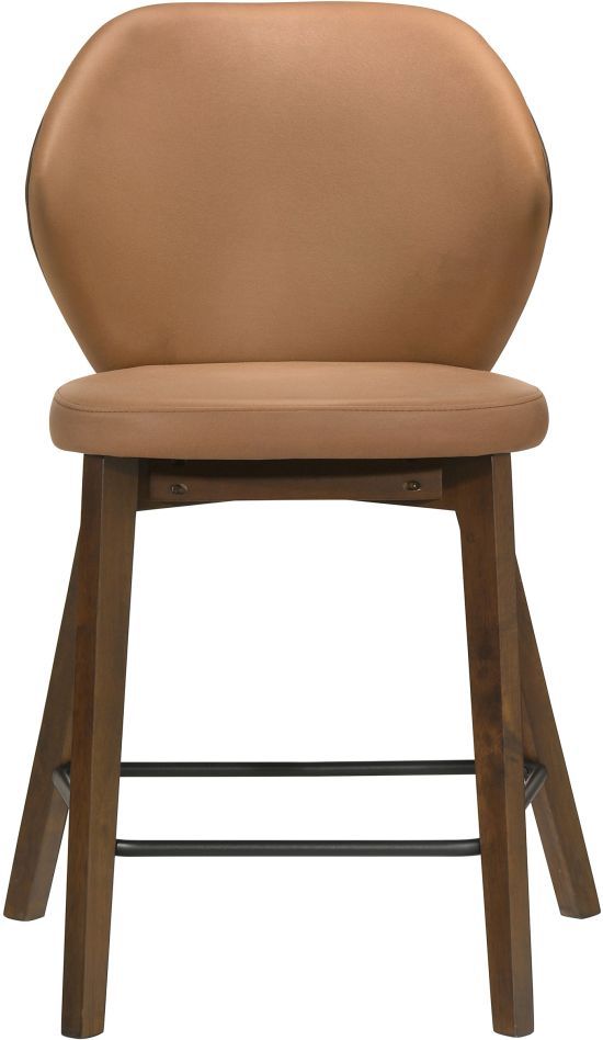Coaster® Randolph 2-Piece Butterscotch/Red Brown Counter Stool Set-2