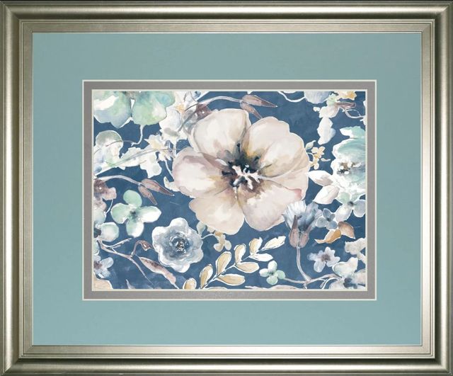 Classy Art Indigo Flower Beautiful II by Patricia Pinto Wall Art-0
