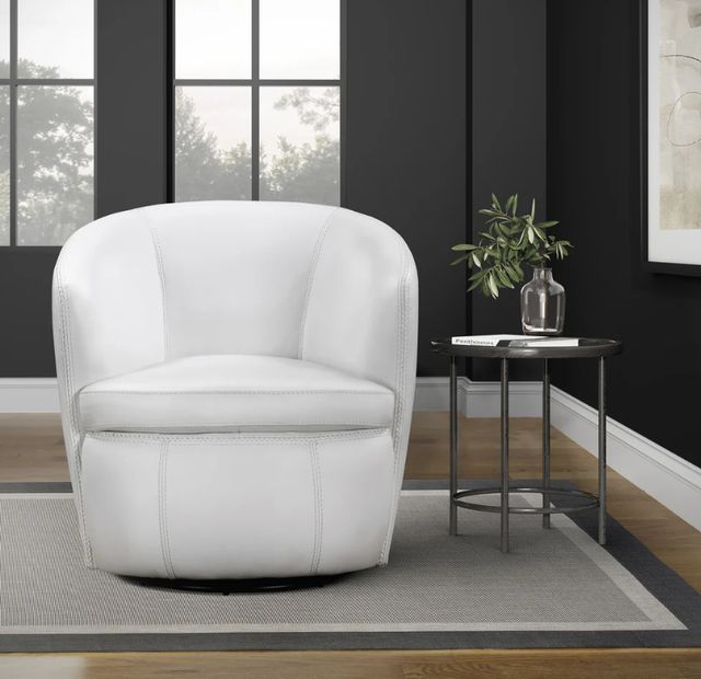 Parker House® Barolo Snow Swivel Club Chair-1