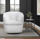 Parker House® Barolo Snow Swivel Club Chair-1