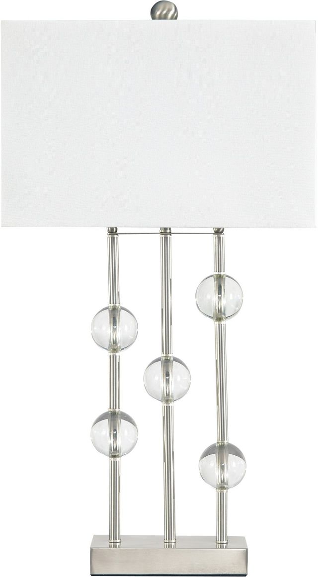 Signature Design by Ashley® Jaala Clear/Silver Table Lamp-0