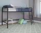 dhp furniture® Jett Black Twin Youth Loft Bed-2