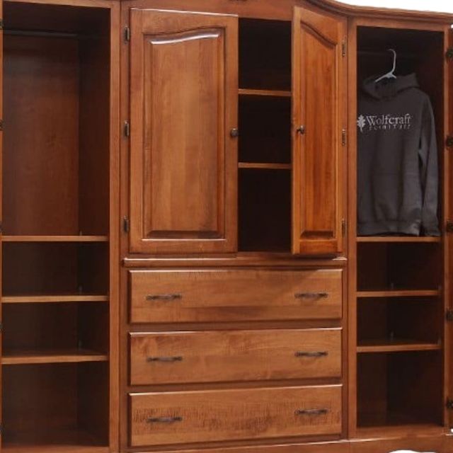 Wolfcraft Furniture Vintage Brown Master Wardrobe-2