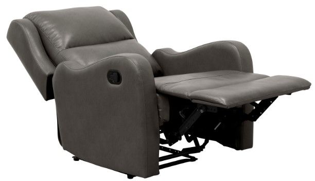 Homelegance® Durant Gray Reclining Chair-3