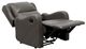 Homelegance® Durant Gray Reclining Chair-3