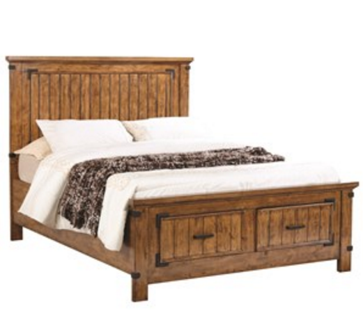 Coaster® Brenner Rustic Honey Queen Storage Bed-0