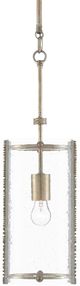 Currey & Company Chase Silver Granello Pendant Lighting-2