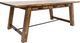 Jofran Inc. Cannon Valley Brown Trestle Dining Table-0