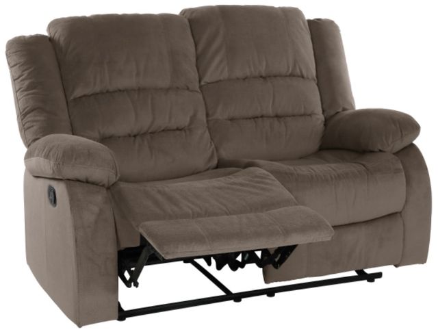 Homelegance® Jarita Chocolate Manual Reclining Loveseat-2