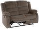 Homelegance® Jarita Chocolate Manual Reclining Loveseat-2