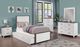 Furniture of America® Priam Gray/White Nightstand-1