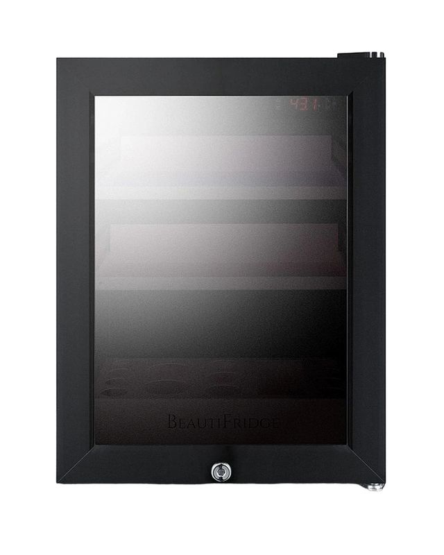 Summit® BeautiFridge 0.85 Cu. Ft. Black Compact Refrigerator-0