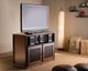 Salamander Designs® Synergy Model 329 AV Cabinet-Dark Cherry/Black-1