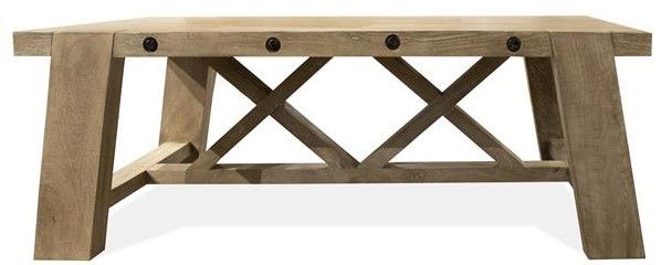 Riverside Furniture Gavin Deep Russet Rectangular Coffee Table-1