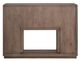 International Furniture Direct Mezquite Brown Mantel Fireplace Console-2