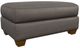 La-Z-Boy® Wilmette Greystone Leather Ottoman-0