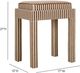 TOV Furniture Kora Brown Accent Stool-1