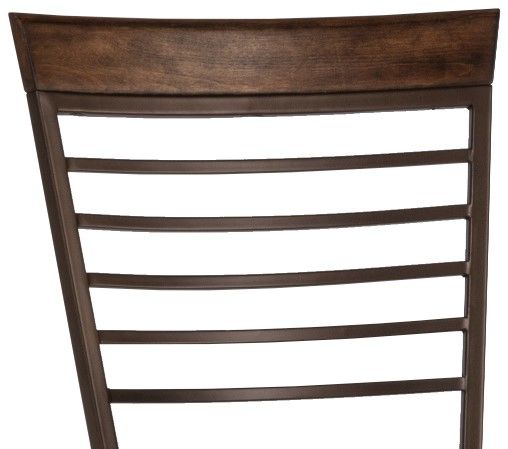 HH2 Home Terrell Brown Swivel Bar Stool-2