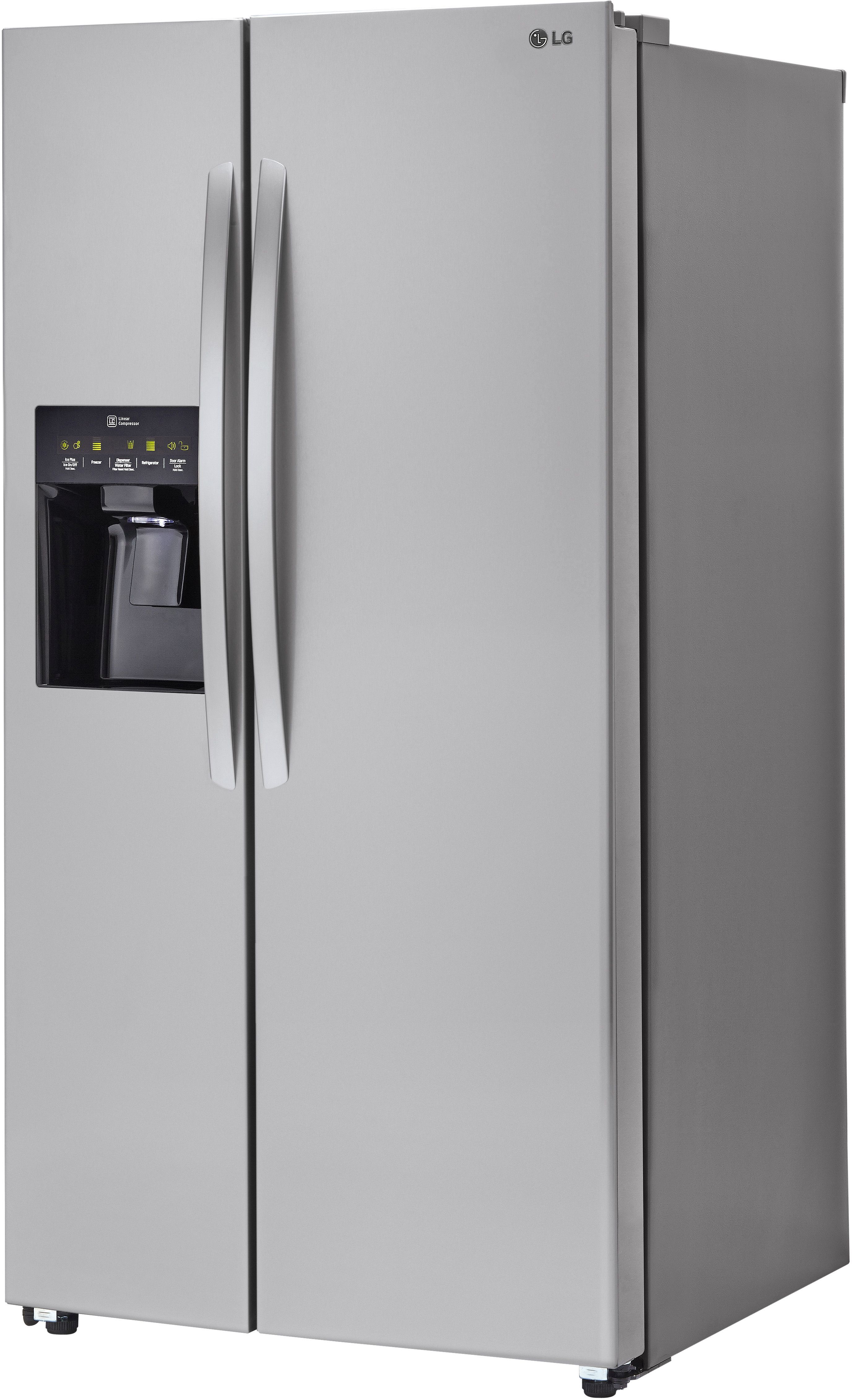 LG 26 Cu. Ft. Side-By-Side Refrigerator-Stainless Steel