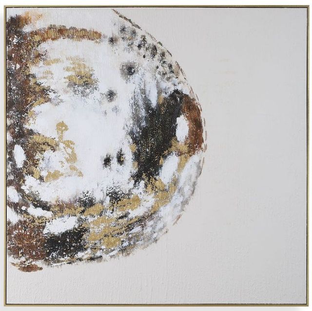 Uttermost® Moon Landing Hand-Painted Abstract Art-0