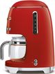 Smeg 50's Style Red Countertop Coffee Maker-3