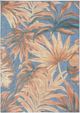 Nourison Home™ Aloha Blue Rose 5'x8' Style 2 Area Rug-0