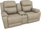 La-Z-Boy® Dorian Oatmeal Power Reclining Loveseat with Console, Headrest, and Lumbar-0