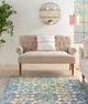 Nourison Home™ Aloha Ivory Blue 5'x8' Style 1 Area Rug-1
