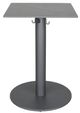 CabanaCoast® Customizable Origin Sol Sintered 24'' Outdoor Square Pedestal Coffee Table-1