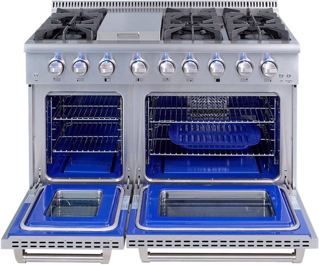 Thor Kitchen® 48" Stainless Steel Pro Style Gas Range-2