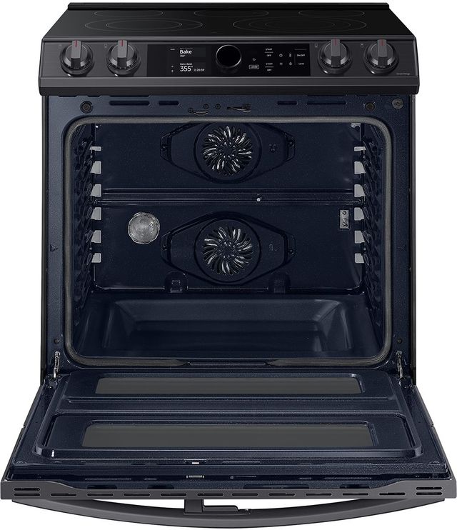 Samsung 30" Fingerprint Resistant Black Stainless Steel Slide-In Electric Range-1