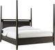aspenhome® Sutton French Roast Queen Poster Bed-0