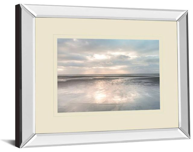 Classy Art Silver Sands by Assaf Frank Mirror Framed Wall Art-1