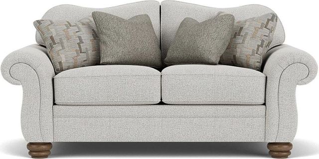 Flexsteel® Bexley Silver Glacier Loveseat-1