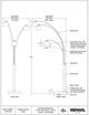 Renwil® Folia Matte Black Floor Lamp-5