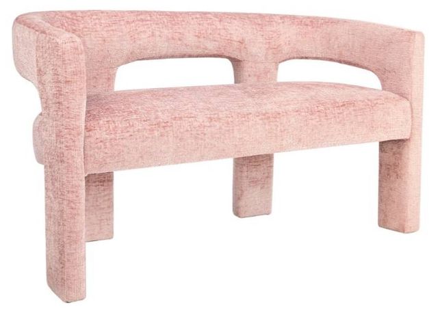 Jofran Inc. Urban Archive Gwen Pink Upholstered Bench-0