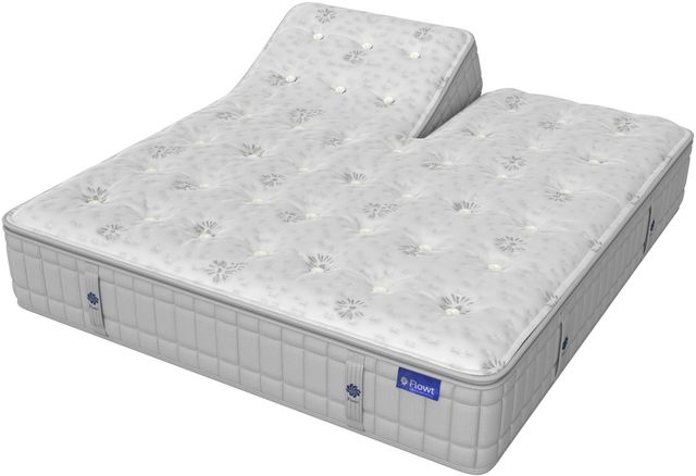 King Koil® Flowt Blue Nightfall 15" Wrapped Coil Plush Tight Top Split Head Queen Mattress-2