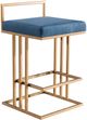 TOV Furniture Trevi Slub Blue Counter Stool-0