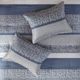 Olliix by Madison Park Rhapsody 7 Piece Navy California King Jacquard Comforter Set-5