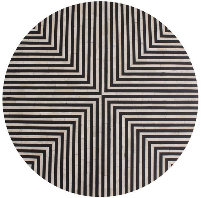 Moe's Home Collection Chameau Black/White Small Coffee Table-2