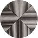 Moe's Home Collection Chameau Black/White Small Coffee Table-2