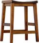 Archbold Furniture Customizable Trditional Maple Dining Saddle Counter Stool-3