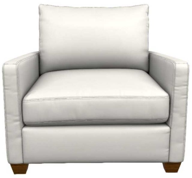 La-Z-Boy® Wilmette Ivory Leather Chair and a Half-1