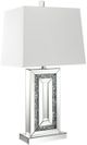 Coaster® Ayelet White/Mirror/Faux Crystal Table Lamp-0